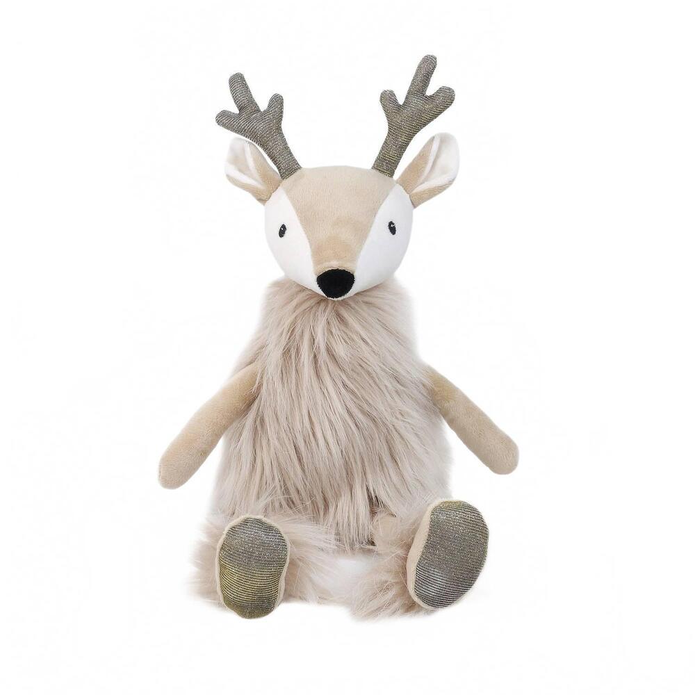 NEW MON AMI ivey reindeer doll stuffed animal in ivory